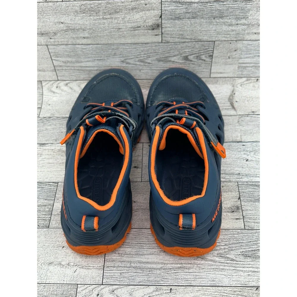Merrell Boys Hydro 2.0 Navy Orange Water Hiking Shoes MC59705 Size 3M Big Kid